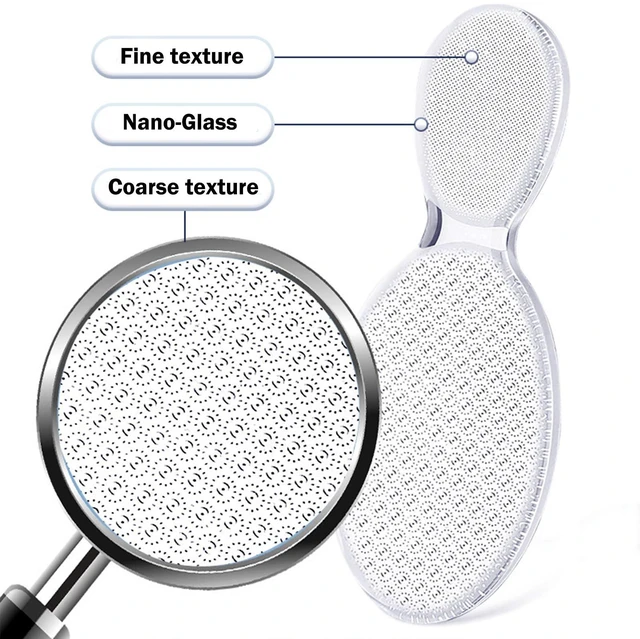 Alt view image 6 of 7 - Nano Foot File, Foot Scrubber Callus Remover, Foot Care Pedicure Tool, Foot File with Nano-Level Grinding Points, Portable Foot Scrubber for Dead Skin Removal, Cracking, Wet and Dry Feet