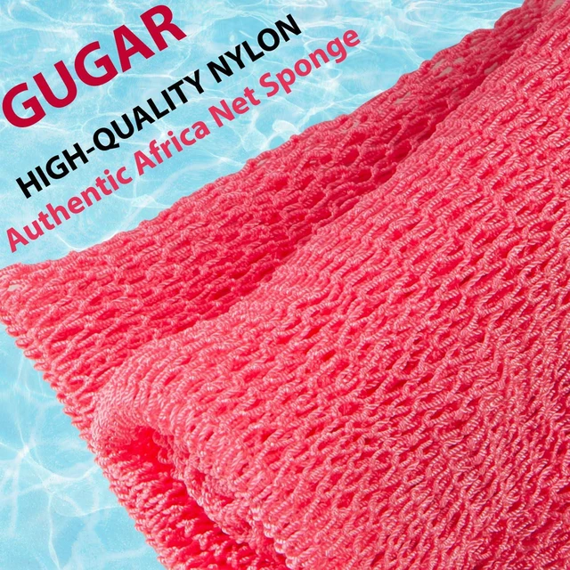 Alt view image 3 of 7 - African Net Sponge Authentic African Exfoliating Net Real African Bath Sponge Body Scrub Net Long Rag Net Shower Scrubber