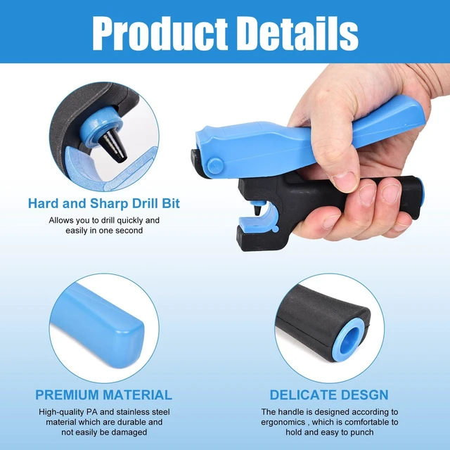Alt view image 2 of 7 - Drip Irrigation Tubing Hole Punch, 16/20mm PE Pipe
