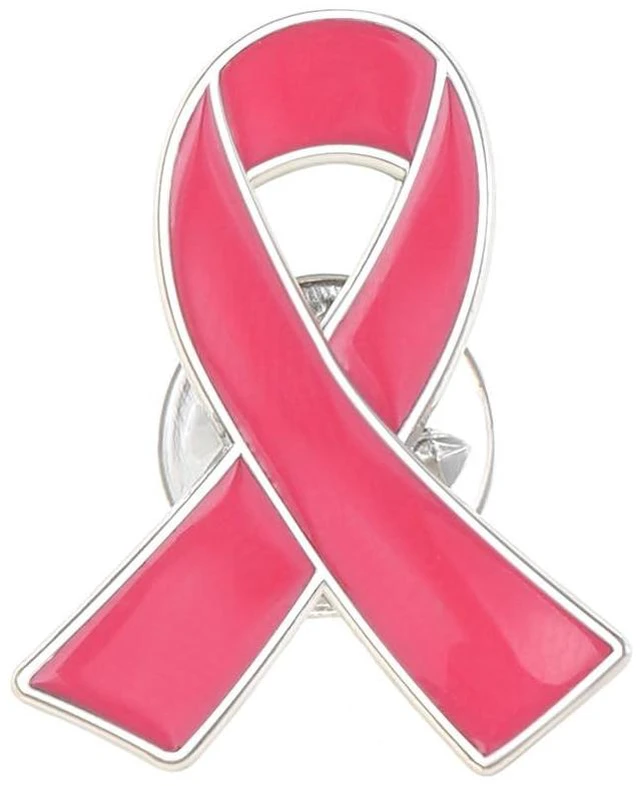 Alt view image 2 of 6 - 10pcs Pink Ribbon Breast Cancer Awareness Brooches Pin Crystal Rhinestone Zirconia AIDS Hope Lapel Pin Brooches for Women Wedding Dress Party Jewelry-10pcs B