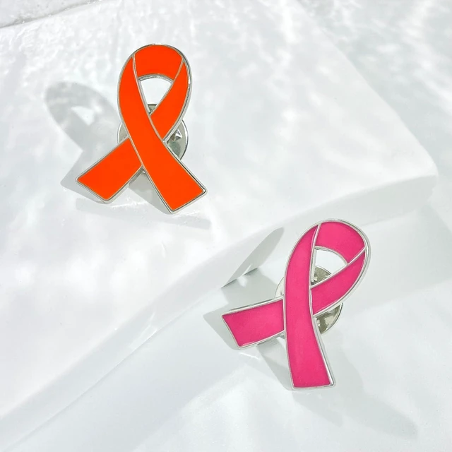 Alt view image 6 of 6 - 10pcs Pink Ribbon Breast Cancer Awareness Brooches Pin Crystal Rhinestone Zirconia AIDS Hope Lapel Pin Brooches for Women Wedding Dress Party Jewelry-10pcs B