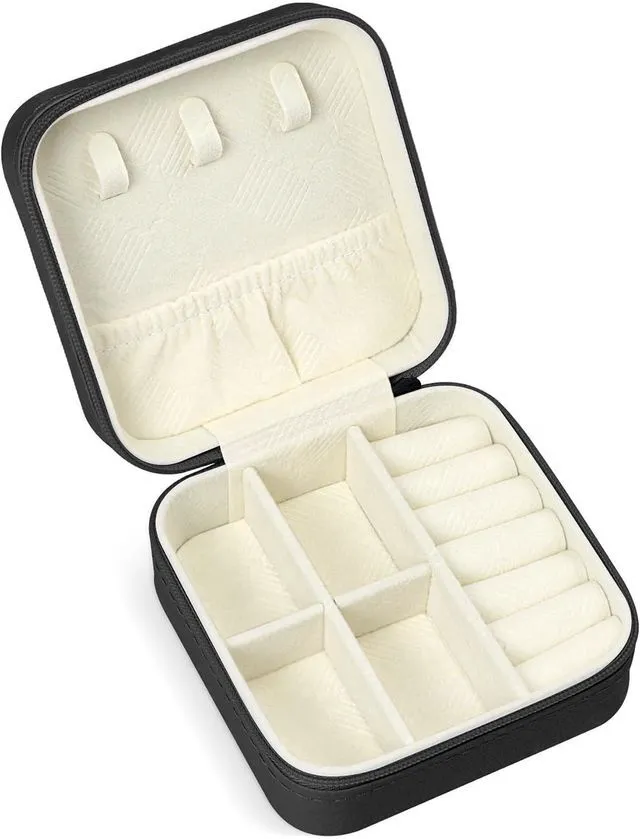 Main image of Travel Jewelry Case, Travel Jewelry Box, Mini Jewelry Travel Case, Jewelry Organizer Case, Portable Small Jewelry Organizer Storage Boxes - Best Gift for Women Girls.