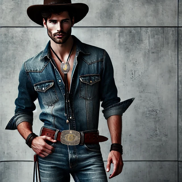 Alt view image 4 of 7 - Western Cowboy Vintage Rodeo Poker Belt Buckle for Men, Bronze | Durable zinc alloy, fits 1.5in leather belts, versatile western belt buckle, for rodeo, casual and formal outfits