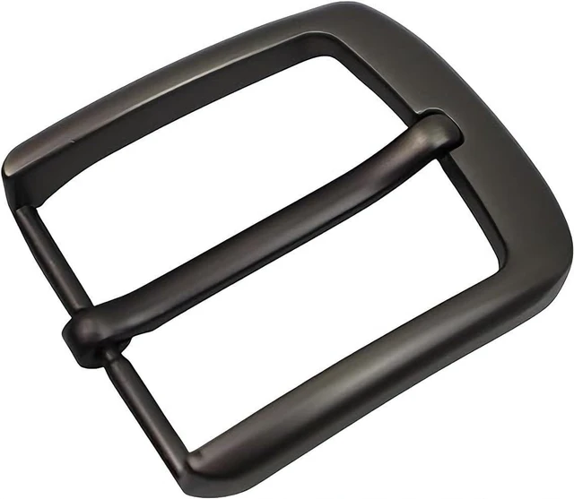 Main image of Belt Buckle, 1.5" Square Single-Prong Metal Replacement for Belts | Alloy metal, single-prong, 1.5" (38-40mm), universal fit, for leather belts, stitched belts, replacement, repair