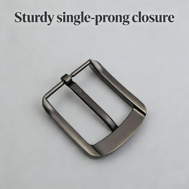 Alt view image 7 of 7 - Belt Buckle, 1.5" Square Single-Prong Metal Replacement for Belts | Alloy metal, single-prong, 1.5" (38-40mm), universal fit, for leather belts, stitched belts, replacement, repair
