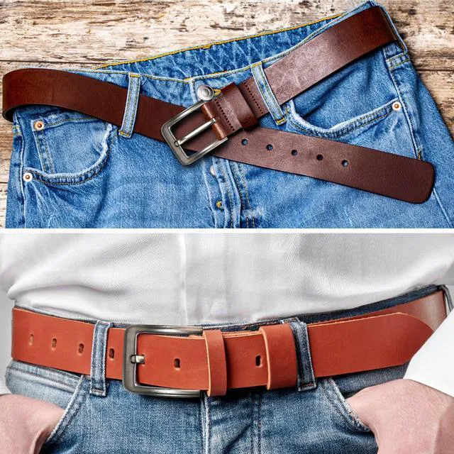 Alt view image 5 of 7 - QVYQVY Metal Belt with Buckle Classic Unisex Replacement | zinc alloy material,For All Kinds of Dressing Styles, Gifts