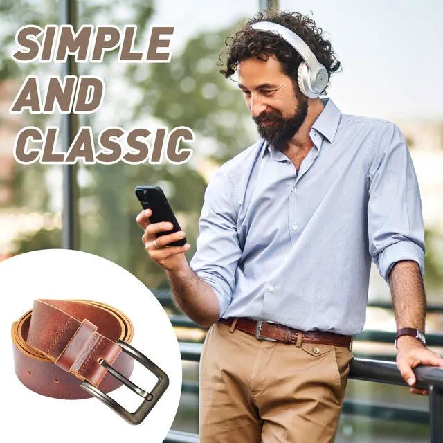 Alt view image 7 of 7 - QVYQVY Metal Belt with Buckle Classic Unisex Replacement | zinc alloy material,For All Kinds of Dressing Styles, Gifts