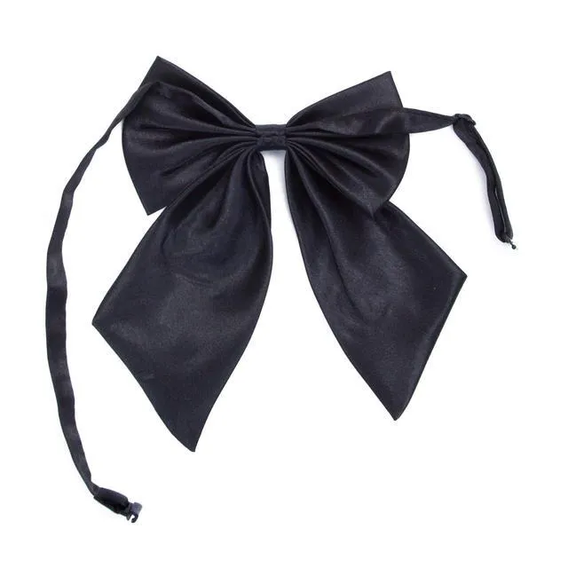 Alt view image 3 of 7 - Kajeer Ladies Girl Bowknot Bow Tie Adjustable Pre- Color Tied Solid Bowties | 100% Rayon,Soft Durable,13×17cm,Trap Fit Neck 11"-19.3",For Wedding,Band Choir,Party School