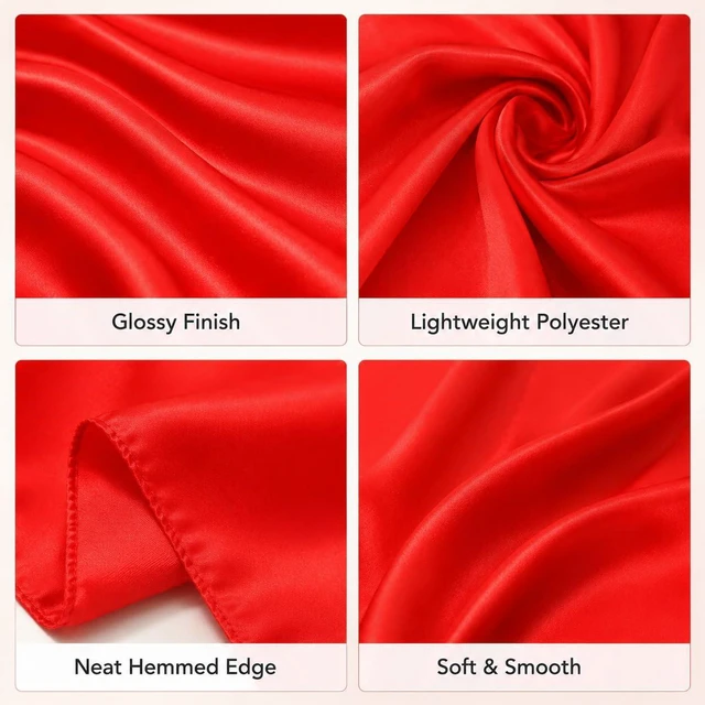 Alt view image 3 of 7 - Women Leopard Print Square Scarf Satin Head Scarf Silk Like Neck Bandanas
