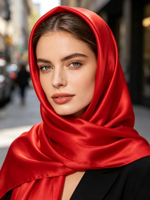 Alt view image 7 of 7 - Women Leopard Print Square Scarf Satin Head Scarf Silk Like Neck Bandanas