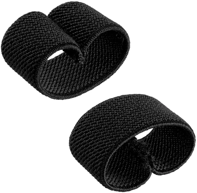 Alt view image 2 of 4 - FRTKK 4PCS Military Belt Keepers Webbing Holder Tactical Elastic Belt Loop Stays Backpack/Harness Strap/Sling Retainer Band Organizers(Black)