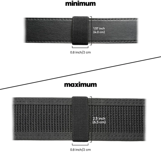 Alt view image 3 of 4 - FRTKK 4PCS Military Belt Keepers Webbing Holder Tactical Elastic Belt Loop Stays Backpack/Harness Strap/Sling Retainer Band Organizers(Black)