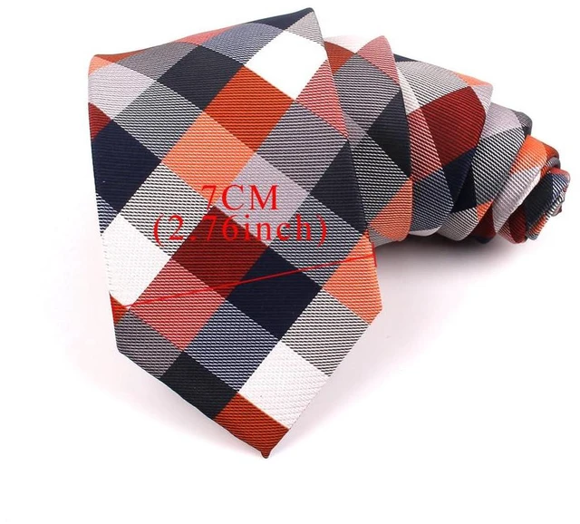 Alt view image 2 of 7 - Men's-Buffalo-Plaid-Necktie Wedding-Business-Tie for Office-Work Groomsmen | Soft Microfiber, Classic Buffalo Plaid,Business Office Daily Wear,Match Dress Shirts Suit, Gift for Husband Father Groomsme