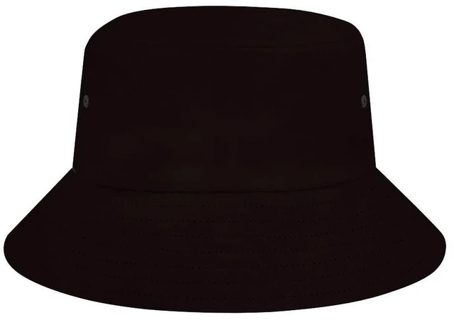 Main image of Bucket Hat Custom Design Your Own Bucket Hats | Personalized Sun Cap Summer Outdoor Sunshade, All-Black