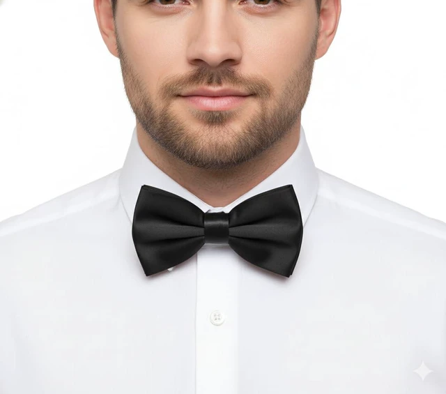 Alt view image 2 of 7 - Men's Hot Pink Bow Tie - Pre Tied Bowtie for Men Women Boys - Mens Adjustable Bow Ties for Formal Wear (Hot Pink)