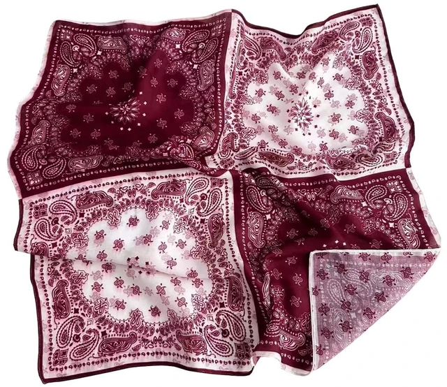 Main image of Women Medium Square Scarf Head Scarf Neck Scarf Hair Scarf Head Sleeping Wraps Bandana Scarfs for Women (V12)