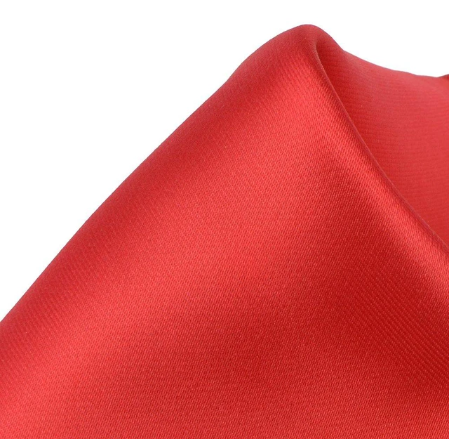 Alt view image 6 of 6 - Pocket Squares For Mens 10 x 10 Hanky Satin Handkerchiefs, Solid Colors Handkerchief for men White