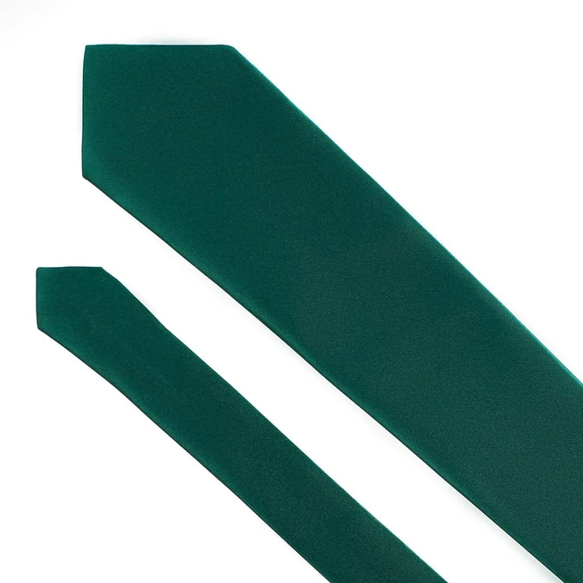 Alt view image 7 of 7 - Solid Satin Woven dyed Color Formal Necktie and Pocket Square Sets | Mens Solid Color Tie, and Handkerchief, for Men, Wedding Party, Formal Business