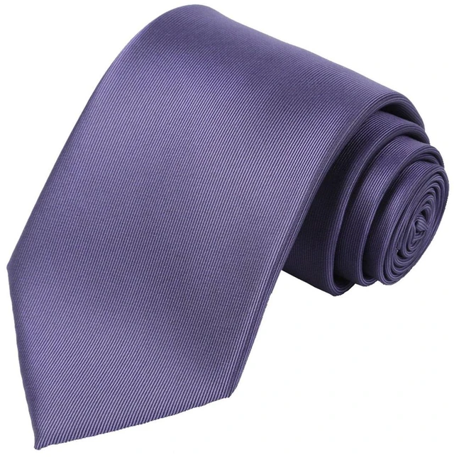 Main image of Mens Lavender Purple Solid Ties Pure Color Holiday Tie