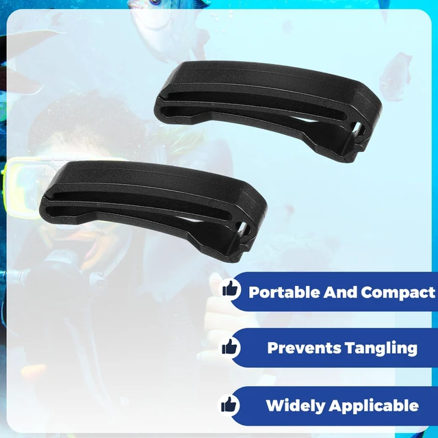 Alt view image 3 of 7 - 12Pcs Backpack Webbing Strap Belt, Backpack Strap Clip Plastic Tri Glide Slide Buckles Backpack Belt Black Strap Clips for Bag Accessories Adjustment Repair