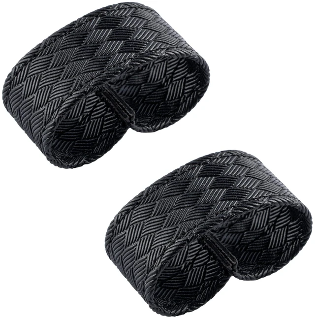 Main image of TACNEX Duty Belt End Retaining Loop Nylon Bands Keepers Stays Retainer for Law Enforcement Police Officer Belt 2 PCS (Basket Weave, 2")