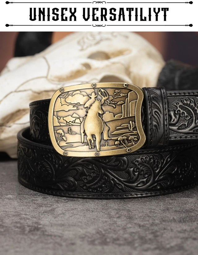 Alt view image 4 of 6 - TYWestyles Western Cowboy Belt Buckle for Men women