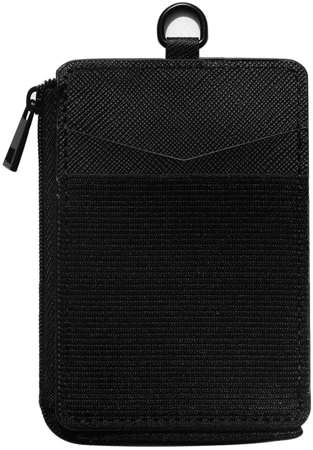 Main image of TOOLIN Slim Card wallets,Elastic Card Holder Wallet, Wallet Vertical Credit Card Holder, Minimalist Front Pocket Wallet For men and Women (Black)