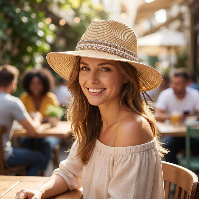 Alt view image 6 of 7 - Twisina Cowboy Hat Bands for Men and Women, Western Hat Band Handmade Brown | Adjustable Cowboy-Hat Accessories for Cowboy/Western/Fedora/Cowgirl Hats 51 in