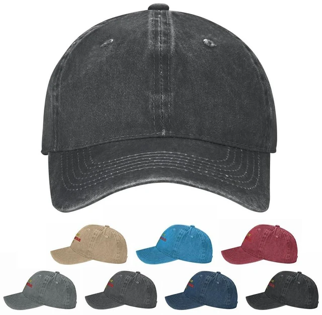 Main image of Custom Baseball Cap Custom Hats Design Your Own Logo Adjustable Cowboy Hat for Men Women Personalized Gifts, Pure Black & NO Custom