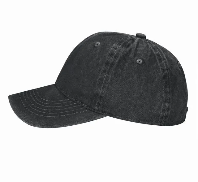 Alt view image 3 of 6 - Custom Baseball Cap Custom Hats Design Your Own Logo Adjustable Cowboy Hat for Men Women Personalized Gifts, Pure Black & NO Custom