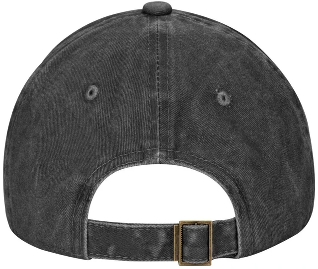 Alt view image 4 of 6 - Custom Baseball Cap Custom Hats Design Your Own Logo Adjustable Cowboy Hat for Men Women Personalized Gifts, Pure Black & NO Custom