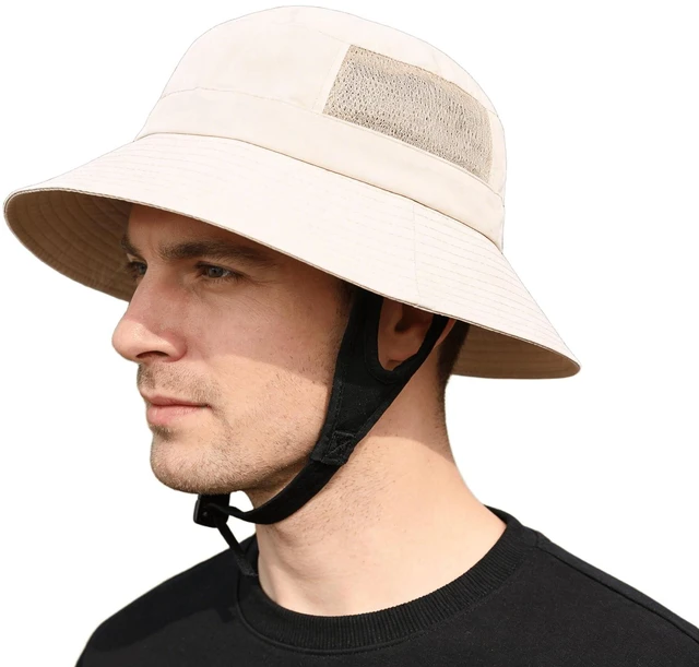 Main image of Women Men Summer Quick-Dry Sun-Hat for Packable UV-Protection Safari-Cap for Fishing Climbing Garding Beige