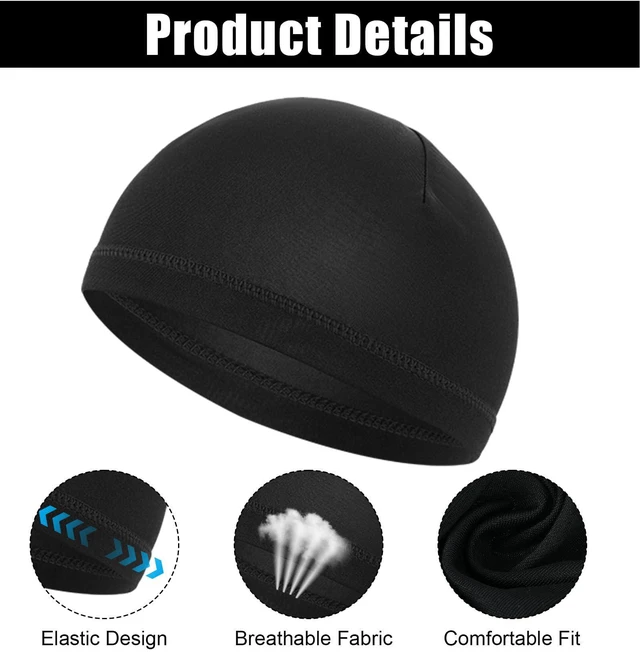 Alt view image 2 of 7 - 4 Pcs Sleeping Cap for Men, Sleep Cap Men Comfortable Night Sleep Headwear