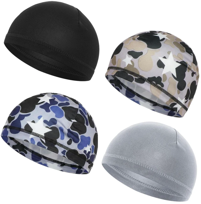 Main image of 4 Pcs Sleeping Cap for Men, Sleep Cap Men Comfortable Night Sleep Headwear
