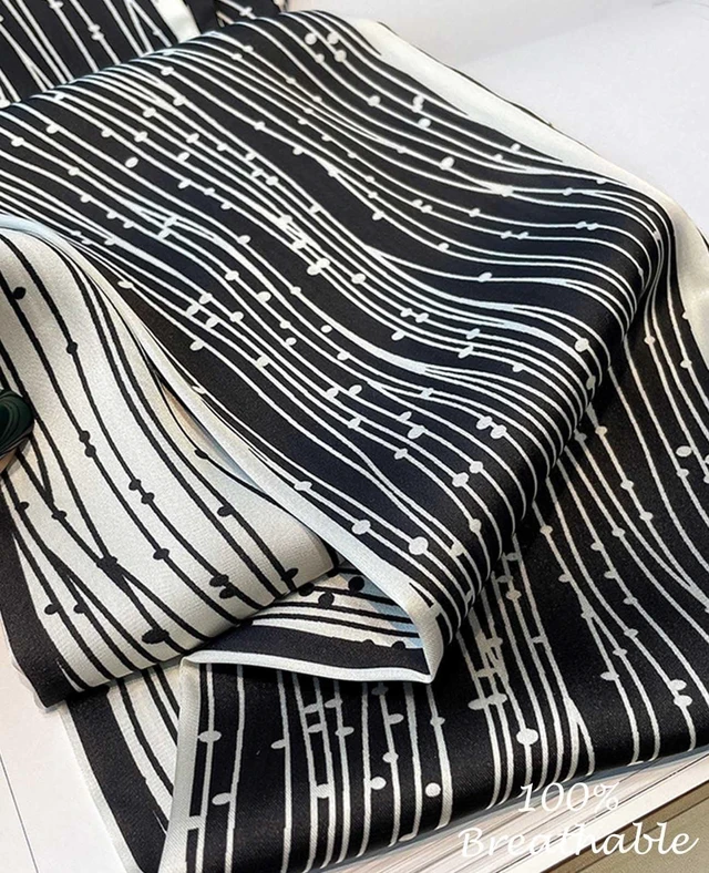Alt view image 5 of 6 - Dailyacc Silky Head Scarf For Women Lightweight Neck Tie Hair Fashion Scarves - G34