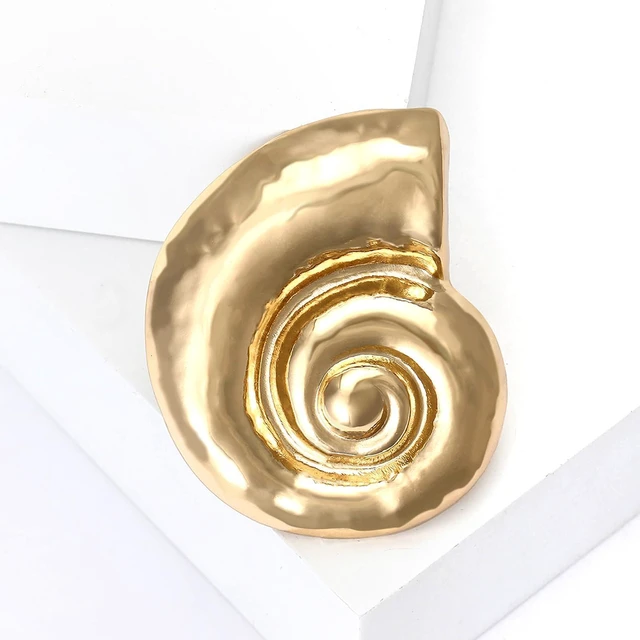 Alt view image 5 of 7 - Brooch Pin Rhinestone Gifts For Women Round Spiral Accessory