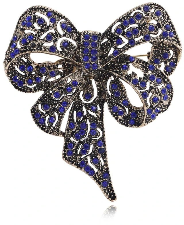 Main image of Brooch Pin For Women, Bow Christmas Holiday Brooch Pin For Women, Christmas Parties Accessory, Stocking Stuffers, Outfit Jewelry Gift, Gift Jewelry