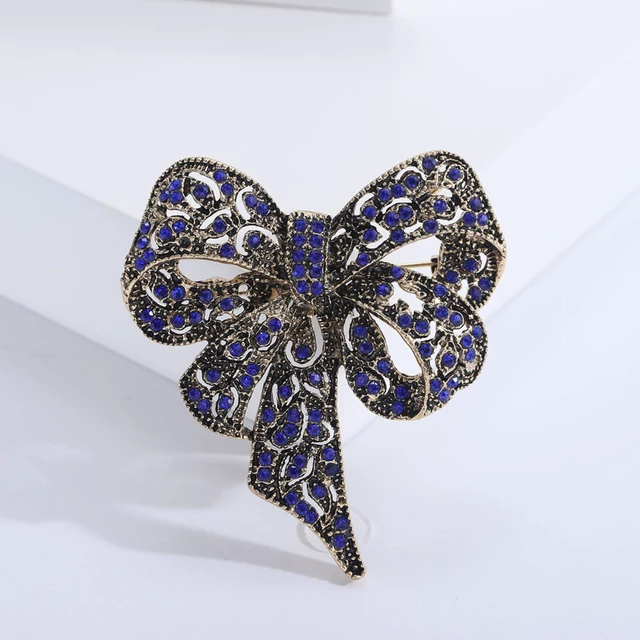 Alt view image 5 of 7 - Brooch Pin For Women, Bow Christmas Holiday Brooch Pin For Women, Christmas Parties Accessory, Stocking Stuffers, Outfit Jewelry Gift, Gift Jewelry