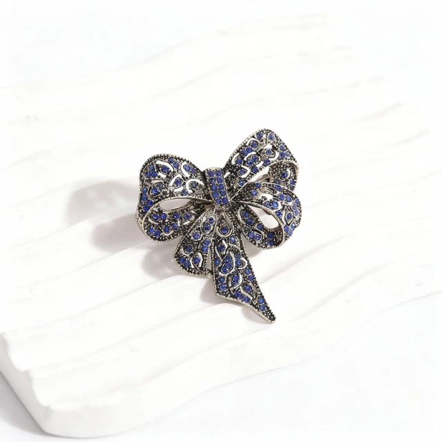 Alt view image 4 of 7 - Brooch Pin For Women, Bow Christmas Holiday Brooch Pin For Women, Christmas Parties Accessory, Stocking Stuffers, Outfit Jewelry Gift, Gift Jewelry