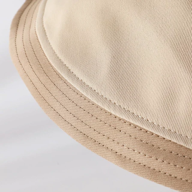 Alt view image 3 of 7 - Sun-Hats for Women - Wide-Brim Packable-Bucket-Hat Foldable-Beach-Cap for Summer Outdoor Beige