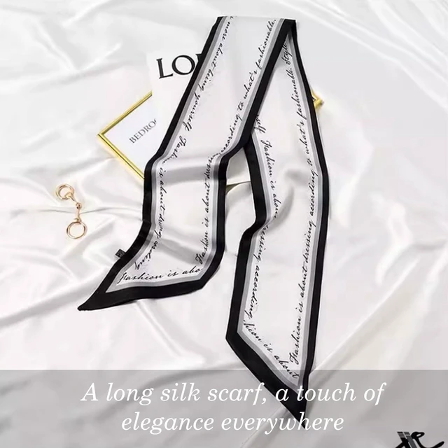 Alt view image 6 of 7 - Sumolux Head Hair Scarf for Women Neck Purse Bag Handbags Scarf Like Silk