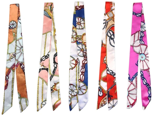 Main image of YZHZOM 5 pack Bags for Women, skinny scarf for purse handle, Neck Scarves,hair scarf,bag accessories for handbags