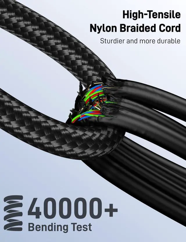 Alt view image 7 of 7 - USB Y Splitter, 3.3FT USB Splitter 1 in 2 Out, A Male to 2 Female Extension Cable Support Charging and Data Transfer for Mac, Xbox, Laptop, Tablet, Smartphone Data Transmission.
