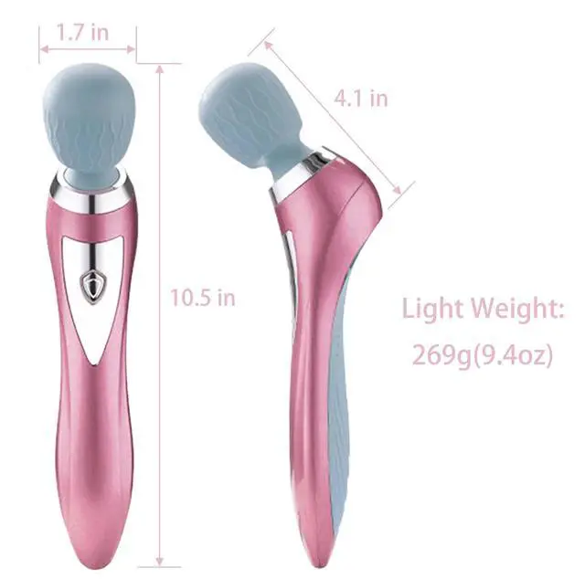 Alt view image 6 of 6 - Personal Handheld Vibrating Massager-Cordless Full Body Massager, Electric Massager for Face Neck Back Shoulder Waist Leg Feet, Portable 5 Mode Vibration Massager for Women Men