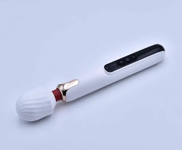 Alt view image 4 of 6 - Electric Back Massager, Handheld Deep Massager Muscle Relaxation, Long Handle, Big, Cordless, Rechargeable with Multiple Speeds, White