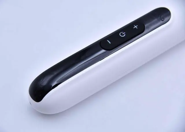 Alt view image 6 of 6 - Electric Back Massager, Handheld Deep Massager Muscle Relaxation, Long Handle, Big, Cordless, Rechargeable with Multiple Speeds, White