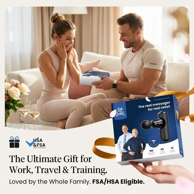 Alt view image 7 of 7 - Q2 Mini Massage Gun, Pocket-Sized Deep Tissue Massager Gun, Portable Percussion Muscle Massager Gun, Ultra Small & Quiet Muscle Massage Gun for Muscle Recovery with Carry Case