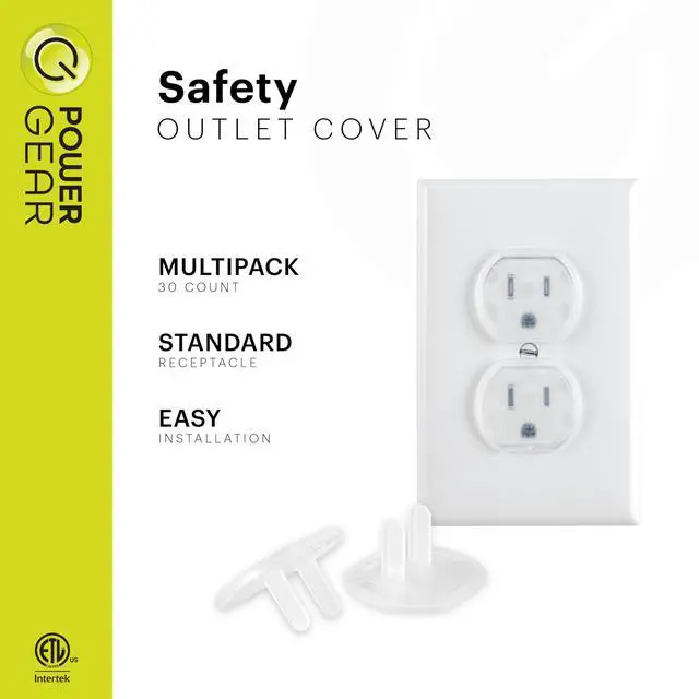 Alt view image 2 of 7 - Electrical Outlet Baby Proof Covers, 30 Pack, Clear | Secure Outlet Plugs for Baby Proofing & Child Proofing, Reusable, Durable Plastic, Tamper Resistant