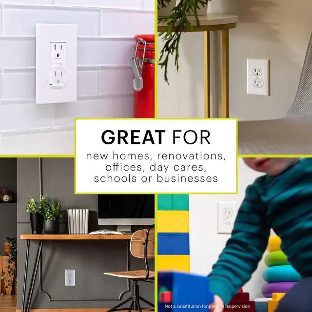 Alt view image 7 of 7 - Electrical Outlet Baby Proof Covers, 30 Pack, Clear | Secure Outlet Plugs for Baby Proofing & Child Proofing, Reusable, Durable Plastic, Tamper Resistant