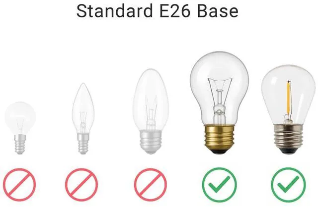 Alt view image 4 of 6 - Light Socket Safety Cap Plugs for String Lights, Covers for Recessed and Standard Light Sockets, (5)